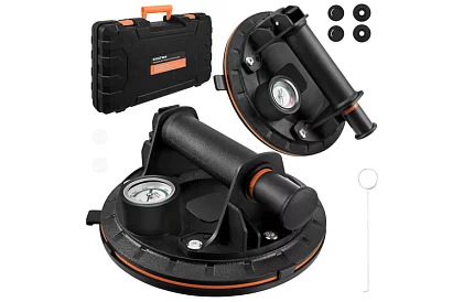 Vakuová prísavka 2 kusy v puzdre na obklady, dlaždice a sklo – nosnosť 200 kg