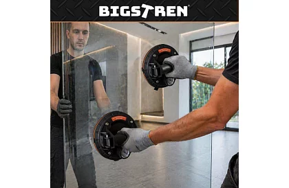 Vakuová prísavka 2 kusy v puzdre na obklady, dlaždice a sklo – nosnosť 200 kg