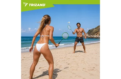 Badmintonová súprava – 2 rakety, 6 košíkov a puzdro