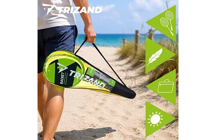 Badmintonová súprava – 2 rakety, 6 košíkov a puzdro