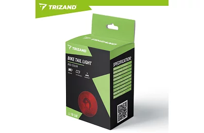 Zadné LED svetlo na bicykel – 6 režimov, IP66