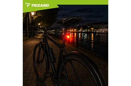 Zadné LED svetlo na bicykel – 6 režimov, IP66
