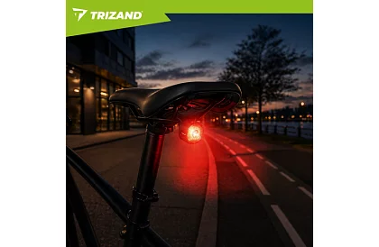 Zadné LED svetlo na bicykel – 6 režimov, IP66