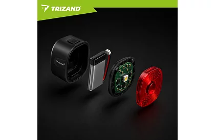 Zadné LED svetlo na bicykel – 6 režimov, IP66