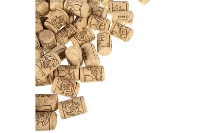 Korkové zátky na fľaše 2,2 × 3,3 cm – 100 kusov
