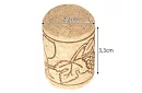 Korkové zátky na fľaše 2,2 × 3,3 cm – 100 kusov