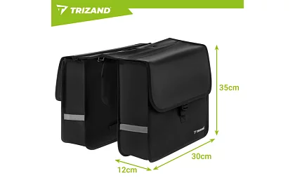 Dvojitá vodotesná taška na bicykel – 28 l