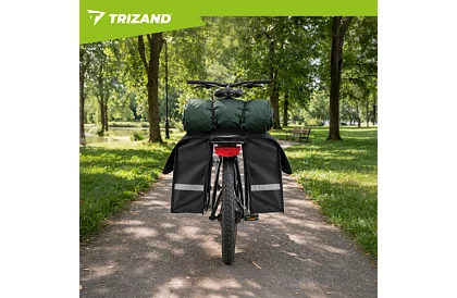 Dvojitá vodotesná taška na bicykel – 28 l