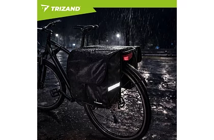 Dvojitá vodotesná taška na bicykel – 28 l