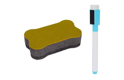 Obojstranná drevená tabuľa pre deti 6v1 + príslušenstvo