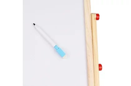 Obojstranná drevená tabuľa pre deti 6v1 + príslušenstvo