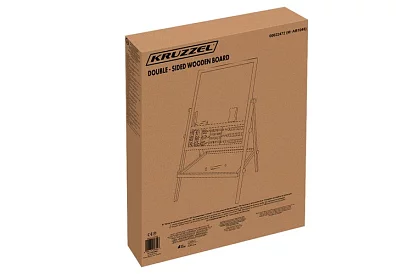 Obojstranná drevená tabuľa pre deti 6v1 + príslušenstvo