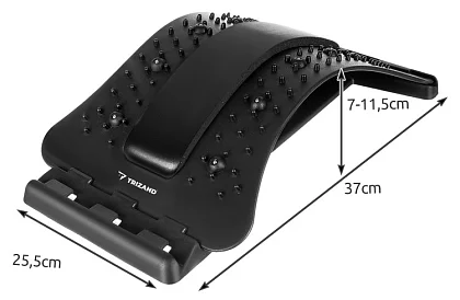 Podložka na protahovanie chrbta s akupresúrnymi bodmi