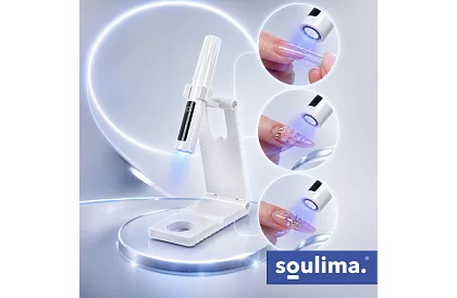Prenosná UV lampa na nechty + držiak