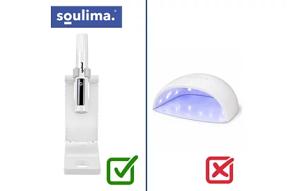 Prenosná UV lampa na nechty + držiak