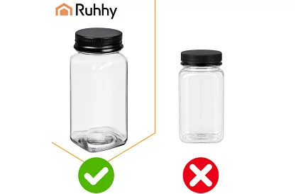 Sada 24 sklenených dóz na korenie 120 ml + etikety