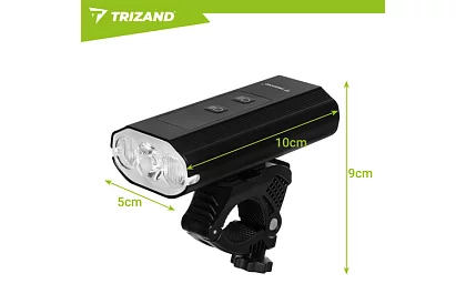 Sada LED svetiel na bicykel – 1300 lm, 5200 mAh