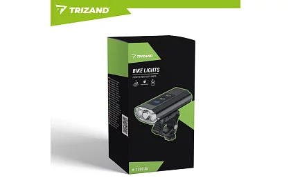 Sada LED svetiel na bicykel – 1300 lm, 5200 mAh