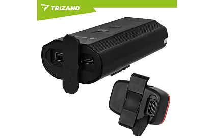 Sada LED svetiel na bicykel – 1300 lm, 5200 mAh