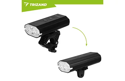 Sada LED svetiel na bicykel – 1300 lm, 5200 mAh