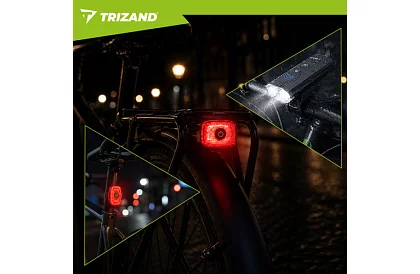 Sada LED svetiel na bicykel – 1300 lm, 5200 mAh