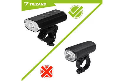 Sada LED svetiel na bicykel – 1300 lm, 5200 mAh