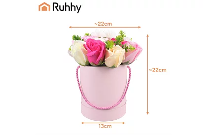 Flower box - Darčeková krabička s kvetinami