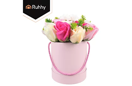 Flower box - Darčeková krabička s kvetinami