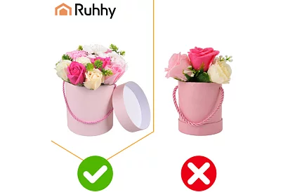 Flower box - Darčeková krabička s kvetinami