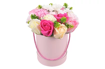Flower box - Darčeková krabička s kvetinami