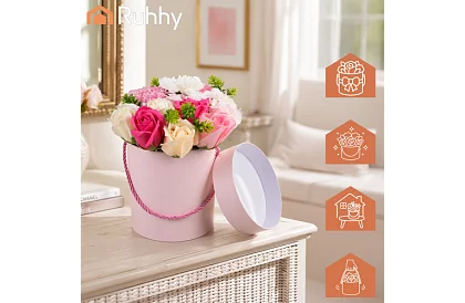 Flower box - Darčeková krabička s kvetinami