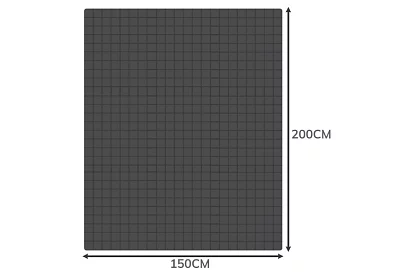 Záťažová obojstranná antistresová prikrývka 6 kg – 200 × 150 cm