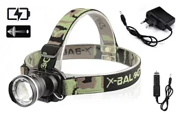 LED nabíjacia čelovka BL6807 – ZOOM CREE LED 500 lm
