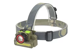 LED nabíjacia LED čelovka DOCOSS 2 v 1 - ZOOM – CREE LED + COB LED
