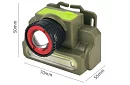 LED nabíjacia LED čelovka DOCOSS 2 v 1 - ZOOM – CREE LED + COB LED