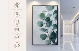 Jemná príroda - obraz - Eukalyptus v minimalistickom štýle 54