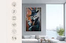Drsný zajíc - obraz - Stylizovaná postava v urban art štýle 46
