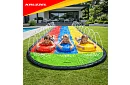 Trojitá vodná šmýkačka s fontánou 480 cm + 3 plavidlá