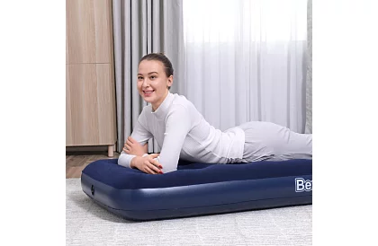 Nafukovacia sametová matrac 185 × 76 × 22 cm – B67000
