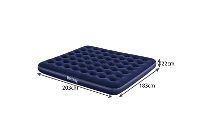 Nafukovacia matrace pre dvoch 203 × 183 × 22 cm – B67004