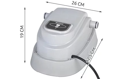 Bazénový ohrievač vody 3785 l/h – B58259