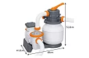 Bazénové pieskové čerpadlo 5678 l/h – 230 W - B58497