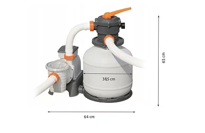 Bazénové pieskové čerpadlo 11 355 l/h – 500 W - B58486