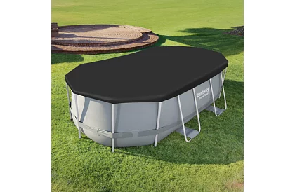 Kryt na rámový bazén 427 × 250 cm – tepelná ochranná plachta Bestway 58425