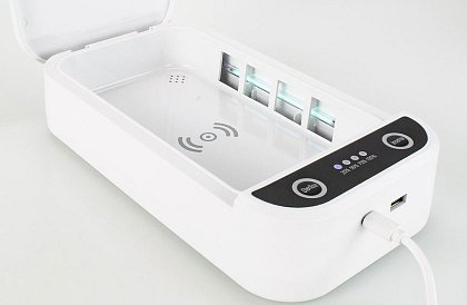 UV sterilizačný box QuickClean - na mobily, rúška a drobnosti
