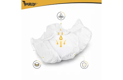 Psie plienky savé nohavičky 12 ks M - L – pre psov 46–60 cm