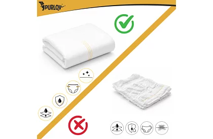 Psie plienky savé nohavičky 12 ks M - L – pre psov 46–60 cm