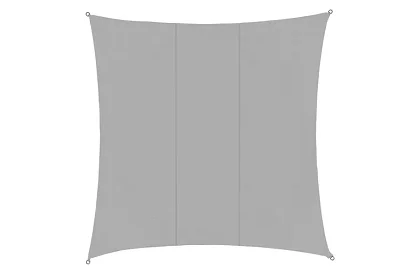 Stínící slnečná plachta 3,6 × 3,6 m – šedá