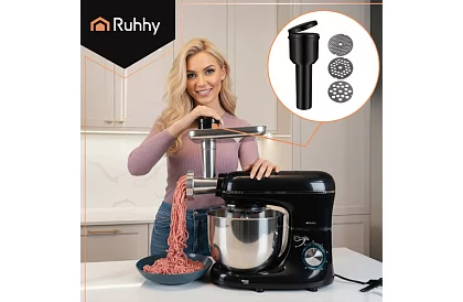 Kuchynský robot 2200 W,  3 v 1 s mixérom a misou 6,2 l
