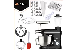 Kuchynský robot 2200 W,  3 v 1 s mixérom a misou 6,2 l